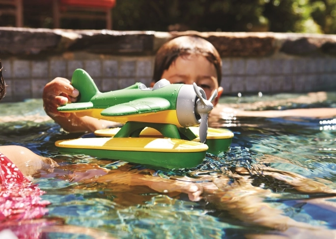Gele watervliegtuig Green Toys