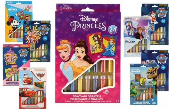Sand Painting Disney 2-in-1 mix of types in a box