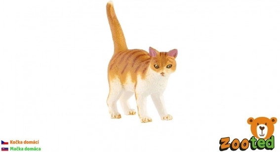 Plastic Domestic Cat Figurine 6 cm