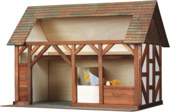 Hölzernes Bauset Walachia Stall
