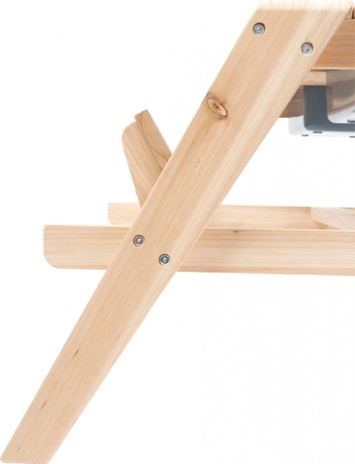 Kindertisch aus Holz 2 in 1 mit Wannen