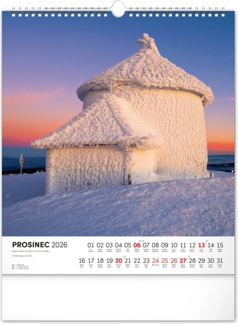 Wall Calendar Krkonoše 2026