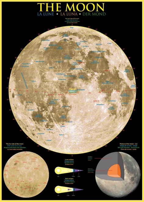 EUROGRAPHICS Puzzle Moon 1000 pieces
