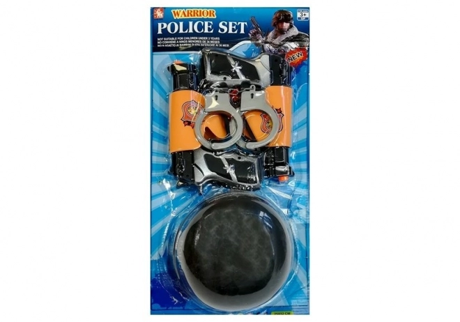 Kinder politie set met wapens en handboeien