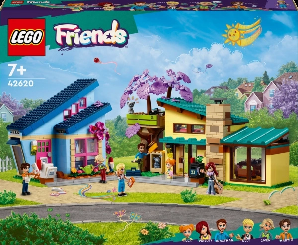 LEGO Friends familiewoningen van Olly en Paisley