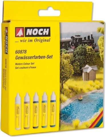 Set verf voor waterpartijen 5 stuks