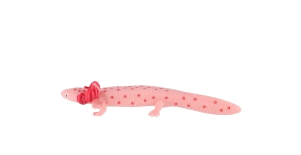 Axolotl Mexicaanse zooted plastic 8cm in zak