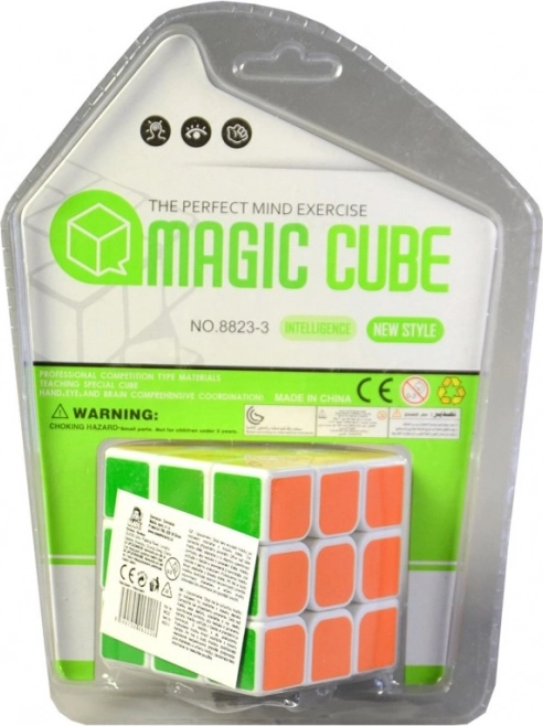 Magische Rubiks stijl kubus van 6 cm