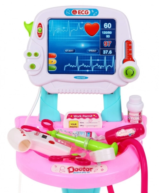 Wagentje Kleine Dokter's Roze