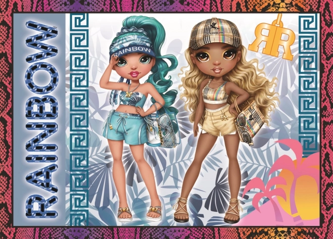 Puzzle 4in1 Modern Dolls Rainbow High