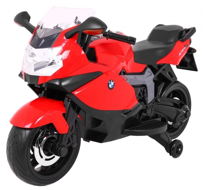 Kinder motorfiets BMW K1300S op batterij rood