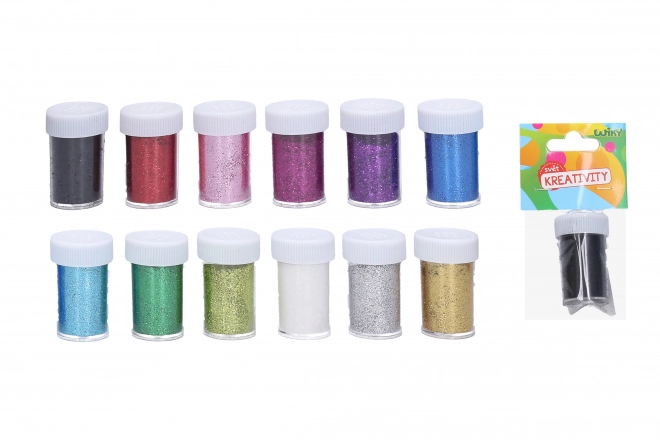 Glitterende decoratieve glitter