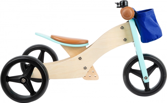 Small Foot Houten loopfiets Trike 2-in-1 turkoois
