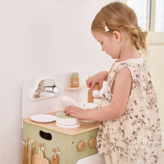 Wooden Kitchen Playset
