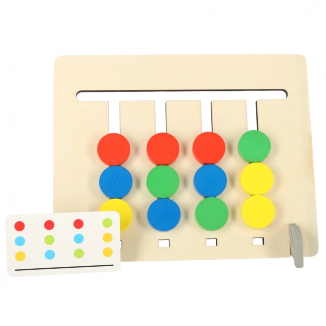 Montessori houten educatief speelgoed - kleuren toewijzen aan fruit