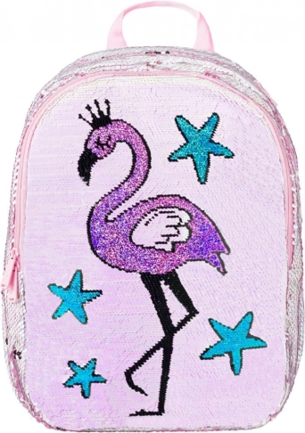 BAAGL Schooltas Fun Flamingo