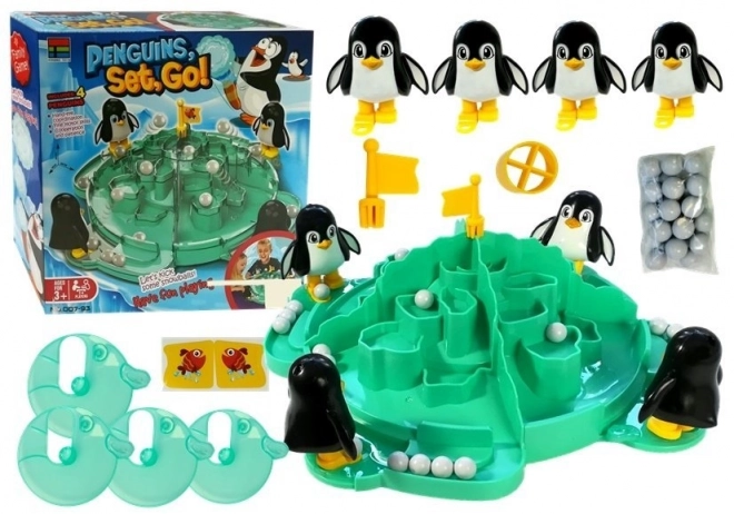 Hra Pinguïn Gletsjer Sneeuwbal Verovering