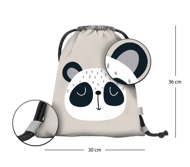 BAAGL Panda Preschool Drawstring Bag