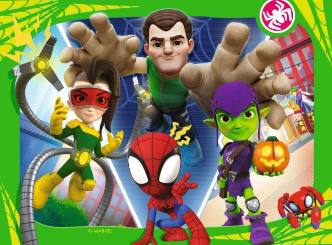 Puzzel RAVENSBURGER Spidey en zijn geweldige vrienden 4v1