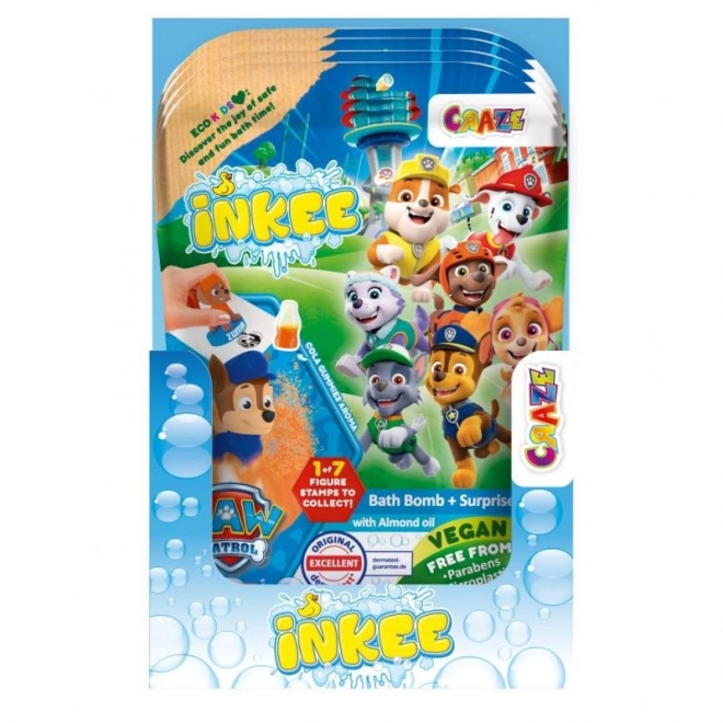 INKEE - Bruisende badbom met verrassing - Paw Patrol
