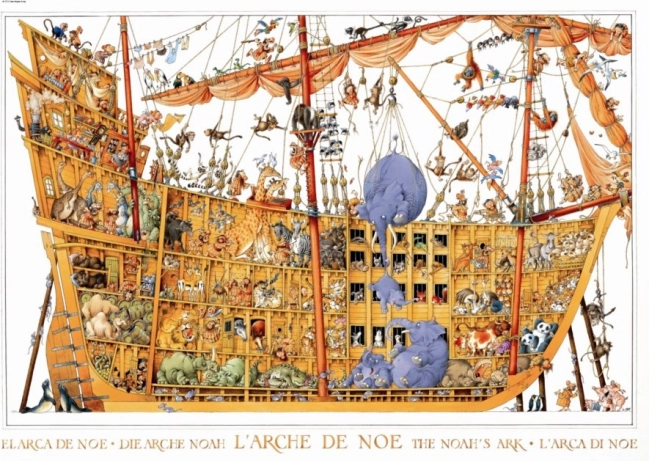 Puzzle L’Arche de Noé 2000 pièces de HEYE