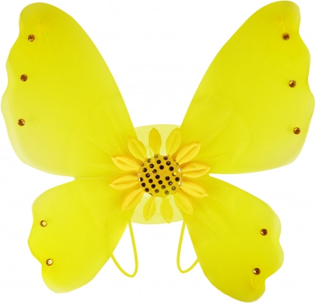 Leuchtende Flügel mit Sonnenblume