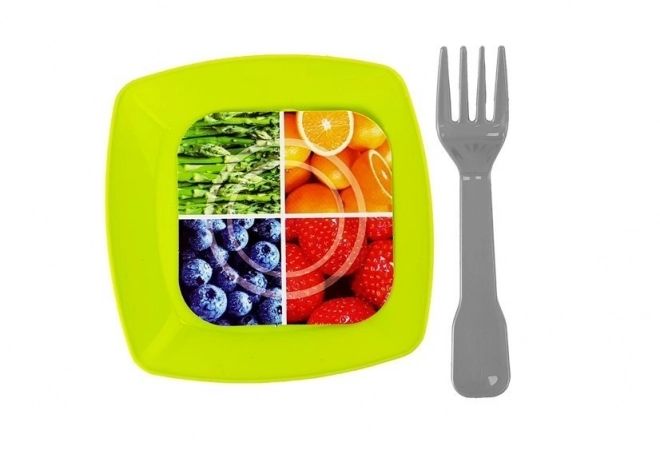 Speelkeuken met plastic eten