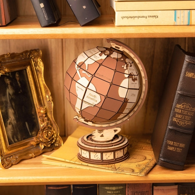 3D Wooden Puzzle Rolife Globe