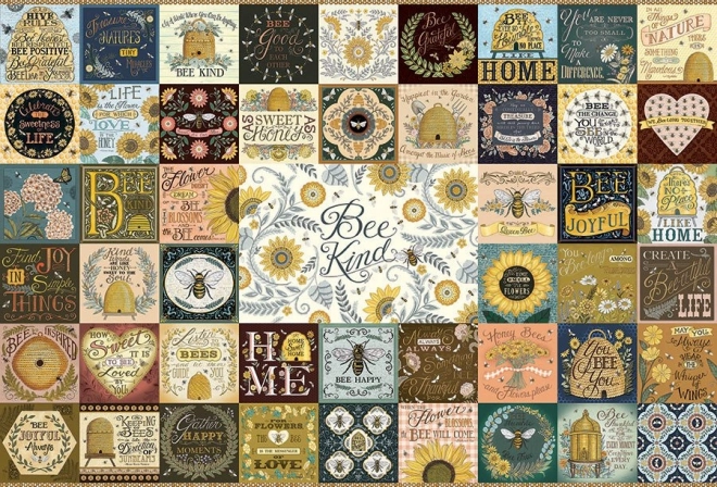 COBBLE HILL Puzzle Liebe Bienen 2000 Teile