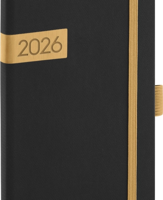 Zakagenda Zwart-gouden Twill 2026