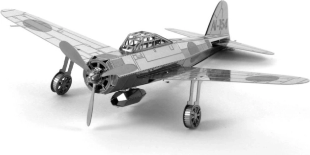 METAL EARTH metalen 3D-puzzel jachtvliegtuig Mitsubishi Zero