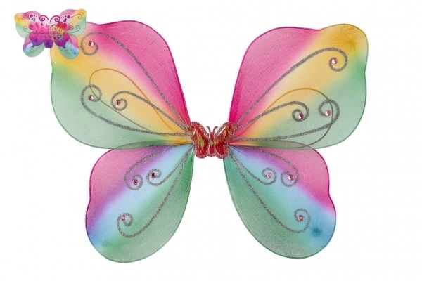 Bunte Schmetterlingsflügel für Karneval