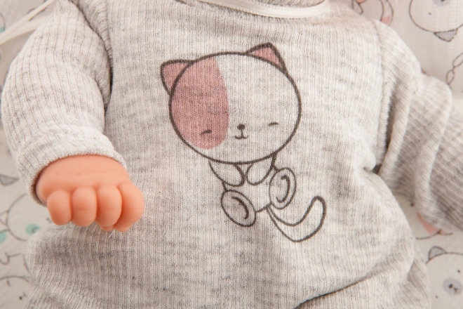 Antonio Juan 11115 KIKA - poupée réaliste avec sons et corps en tissu doux - 27 cm