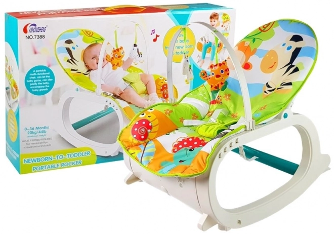Kinder schommelstoel 2in1