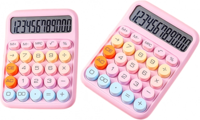 Purple Office Calculator Science Multifunctional Color Electronic Calculator