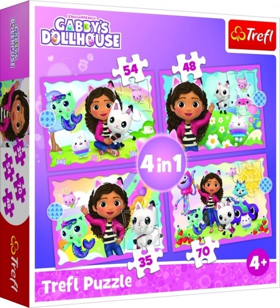 Puzzel 4v1 het huis van Gabi's kat 4+