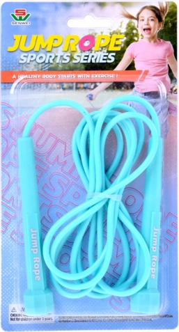 Pastelkleurig sport springtouw met verstelbare lengte