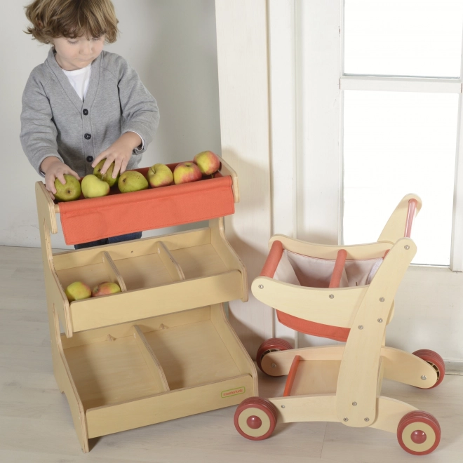 Houten marktstand voor kinderen Masterkidz