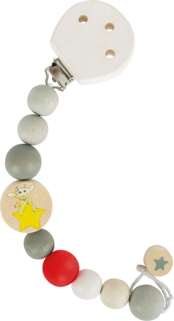 Petit pied suspension en bois pour tétine Ludwig