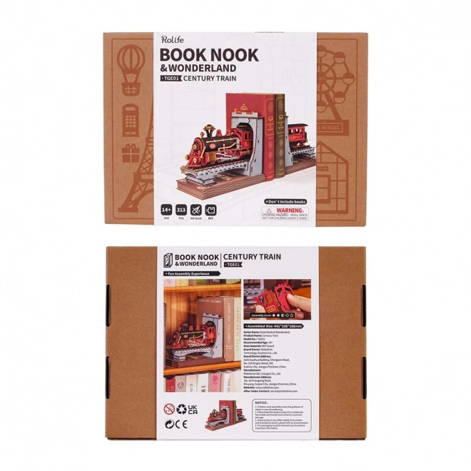 3D Puzzle Bookend Historic Steam Train