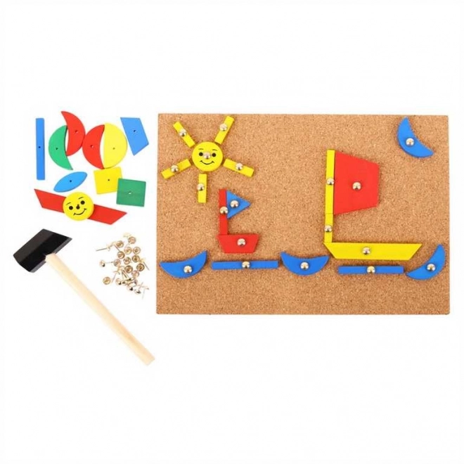 Bigjigs Speelgoed Creatief Timmerbordspel