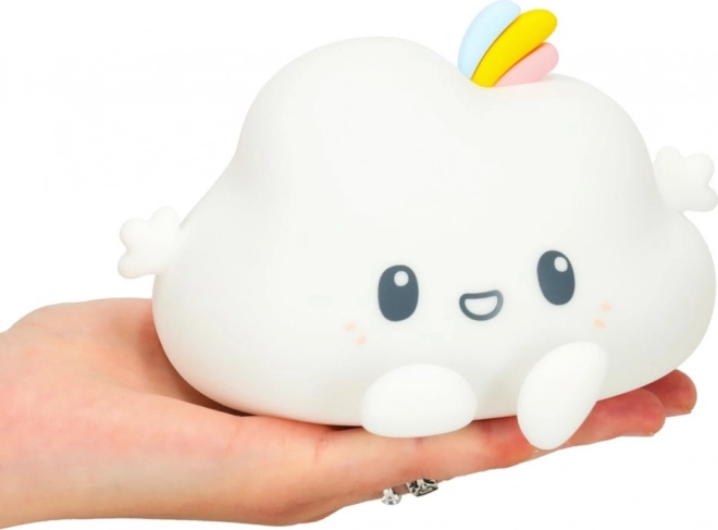 Siliconen nachtlampje voor kinderen in de vorm van wolken RGB