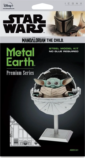 Metal Earth 3D-puzzel Star Wars Mandalorian: Het Kind