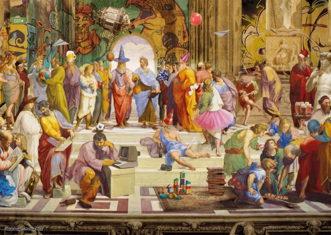 Schmidt Puzzel Kunst&Fun: School van Athene 1000 stukjes