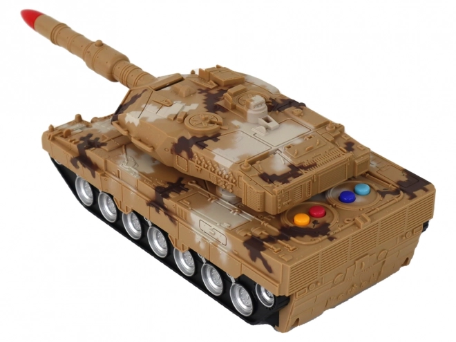 Op afstand bestuurde tank 27 MHz geel