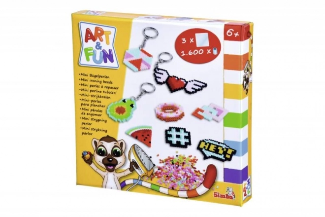 Simba ART & FUN Mini-Perlen für Schlüsselanhänger
