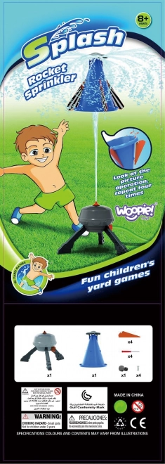 Woopie Wasser-Rakete Spielzeug für den Garten