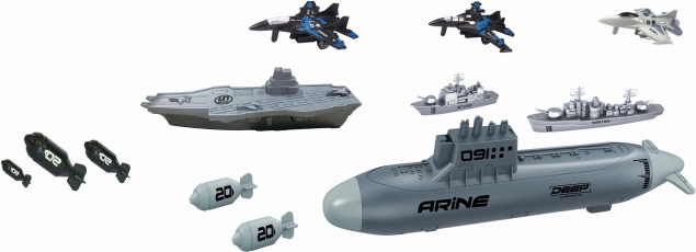 Submarine with Torpedo Launcher – Play Set 28 cm