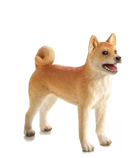 Plastic figuurtje hond Shiba Inu MOJO