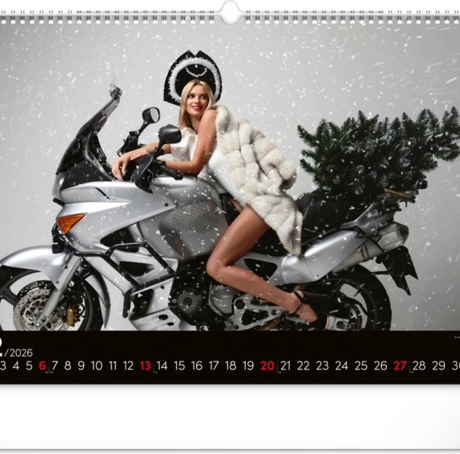 Muurkalender Girls & Bikes 2026